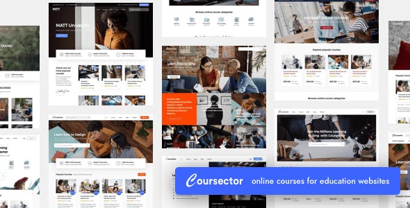 Coursector | LMS Education WordPress