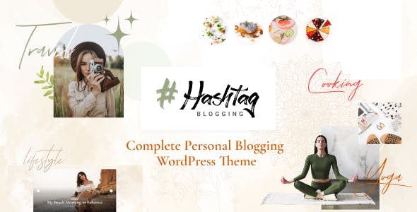 Hashtag - Personal Blog WordPress Theme