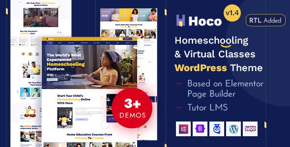 Hoco - Education LMS & Online Learning WordPress Theme
