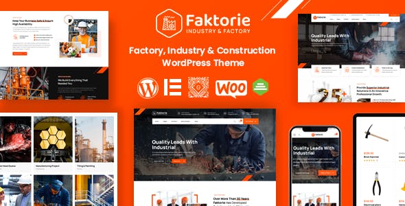 Faktorie - Industry & Factory WordPress Theme