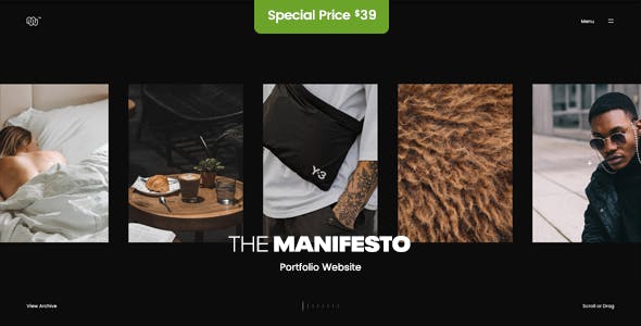 Manifesto - Creative Portfolio Theme