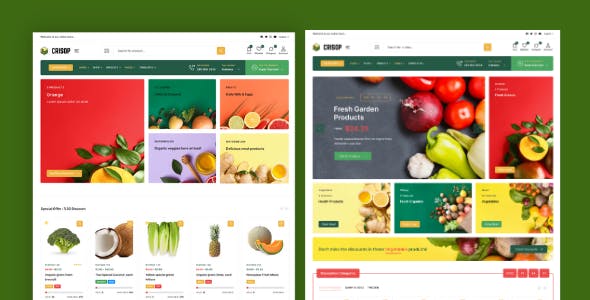 Crisop - Elementor Grocery Store & Organic Food WooCommerce Theme