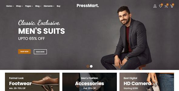 PressMart - Modern Elementor WooCommerce WordPress Theme