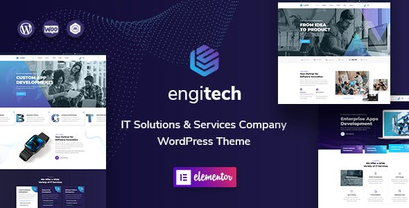 Engitech - IT Solutions & Services WordPress Theme