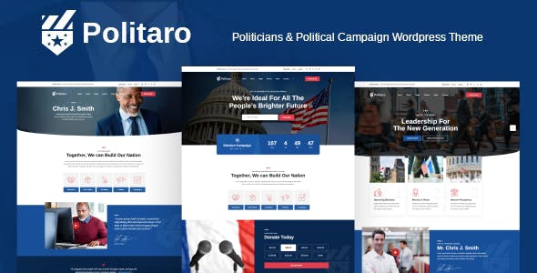 Politaro - Political WordPress Theme