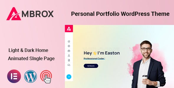 Ambrox - Personal Portfolio Resume Theme