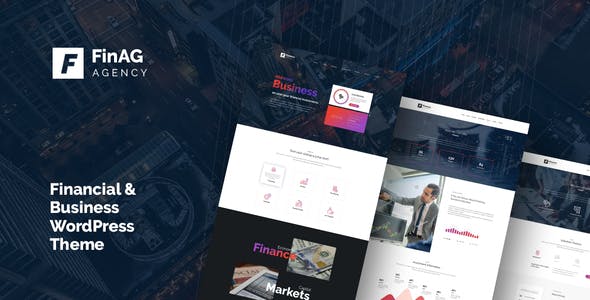 Finag - Creative &  Finance Agency WordPress Theme