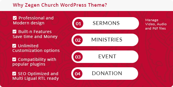 Zegen - Church WordPress Theme